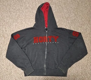 VINTAGE 90s Y2k Shorty Cropped Hoodie Sweatshirt Damen/Jugend L - Bild 1 von 7