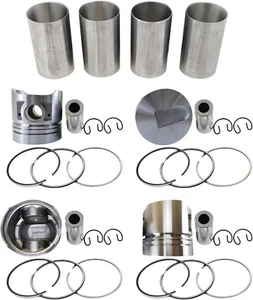 4PCS All-new For S4E Piston + Piston Rings STD With Cylinder liner half-finished - Picture 1 of 5