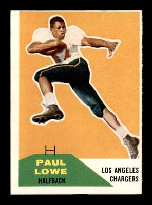 1960 Fleer #76 Paul Lowe RC EXMT X3440426 - Image 1 of 3