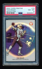 TOM BRADY 2002 TOPPS PRISTINE REFRACTOR #15 (2ND YEAR) CARD #/349 *PATRIOTS*