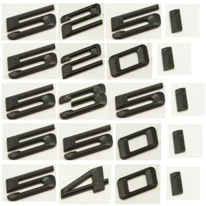 Matt Black for BMW 518i 520i 523i 525i 528i 530i 535i 540i 545i 550i Emblems - Picture 1 of 12