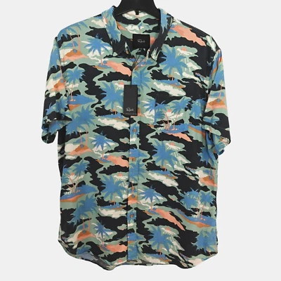 Rails Carson Hawaiian Shirt Mens Size 2X Camo Tropical Aloha Short Sleeves NWT - Image 1 of 4