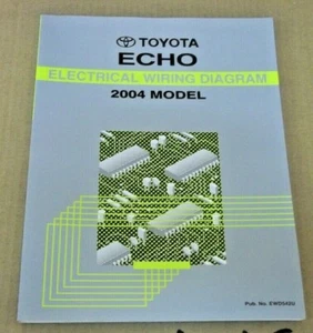 Toyota 2004 ECHO Dealership Shop Electrical Wiring Diagram Manual EWD542U - Picture 1 of 1