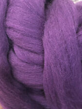 Purple Wool Roving, Spin and Felting Wool, Spin into Yarn, Needle Felt, Shep's
