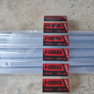 New $600 KBS Tour 120S Pro Plus 3-PW & 1 Matching Wedge 9 Shafts Stiff LAST SET! - Picture 1 of 2