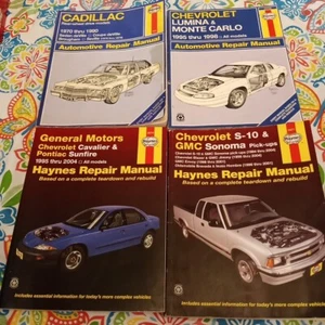 Manuales de reparación Cadillac, Cavalier, Sunfire, Monte Carlo, Lumina, S10, Sonoma - Imagen 1 de 14