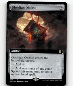 MTG - Obsidian Obelisk (Extended Art) 94 - Commander: Dominaria United - Picture 1 of 1