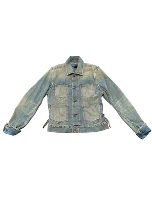 Chaqueta vaquera Ralph Lauren para mujer diseño de forro floral envejecido talla pequeña Foto 1 de 4