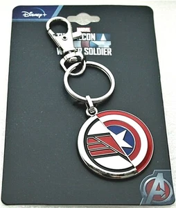 Marvel Comics Captain America Falkenflügel Schild Metall Schlüsselanhänger neu neu neu aus altem Lagerbestand neuwertig in Verpackung - Bild 1 von 3