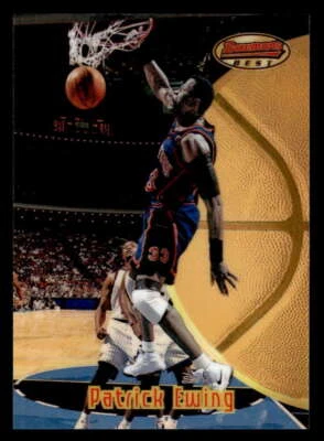Bowman's Best Patrick Ewing Refractor #37 NY Knicks JX054 1997-98 Foto 1 de 2