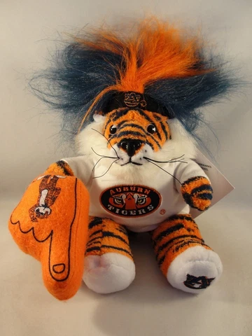 Auburn Tigers Fuzzhead Tiger Mascot Stuffed Animal Cover