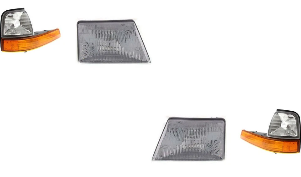 Headlights For 1998 1999 2000 Ford Ranger With Turn Signal Lights Foto 1 de 4