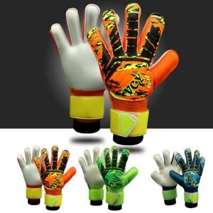 Soccer Goalkeeper Gloves Football Goal Keeper Gloves Finger Protection KidAdult^