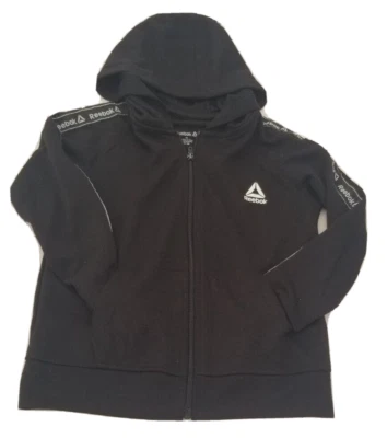 Reebok Sweatshirt Hoodie Boys, Size 5T Long Sleeve ,Black - Image 1 of 4