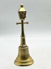 Vintage Brass Bell - London Enamel Crest Souvenir - Lamppost Street Light Post