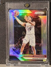 2018-19 Panini Prizm Basketball RC SILVER PRIZM Vincent Edwards Rockets Card #14