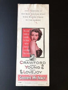 Goodbye, My Fancy (Crawford, 1951) - Original Insert Movie Poster - 14" x 36" - Picture 1 of 5