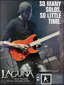Greg Howe 2010 Laguna LE924 guitarra eléctrica anuncio 8 x 11 impresión de anuncio - Imagen 1 de 3