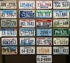 Large lot colorful of 25 old license plates - bulk - many states - low shipping