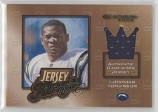 2002 Donruss Jersey Kings /125 LaDainian Tomlinson #JK-13 HOF