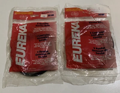 Genuine Eureka Upright Vacuum Cleaner 2 Belt 52100 in Sealed Packs (2) - Image 1 of 4