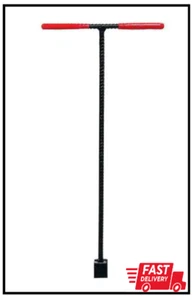 28 Inch Solid Steel Water Meter Valve Key with Grips Water Main Shut Off Tool - Picture 1 of 2