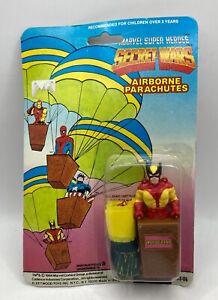 Marvel Super Heroes Secret Wars 1984 Airborne Parachutes Wolverine - SEALED
