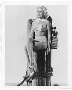 CLEO MOORE Vintage Photo BIKINI Rare CHEESECAKE - Picture 1 of 1
