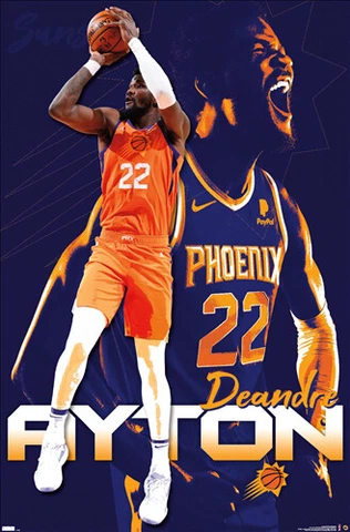 Deandre Ayton BIG-TIME Phoenix Suns NBA Basketball 22x34 WALL POSTER Cover
