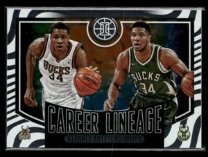 2020-21 Panini Illusions Giannis Antetokounmpo #8 Career Lineage Milwaukee Bucks - Picture 1 of 2