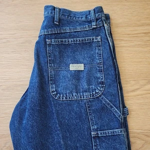 Pantalones de Trabajo Wrangler Carpenter Jeans Para Hombres 34x32 Azul Denim Calce Relajado Utilidad - Imagen 1 de 13
