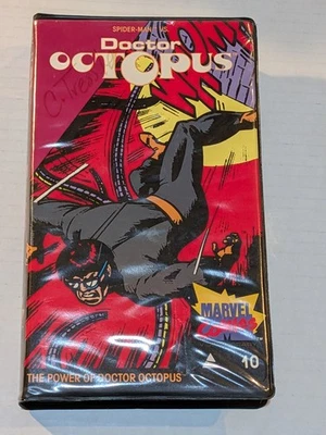 Spider-Man vs Doctor Octopus VHS 1985 Marvel Comics Animation Prism - Image 1 of 3