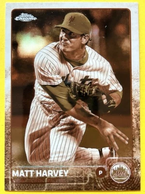 Matt Harvey 2015 Topps cromo sepia #115 Foto 1 de 2