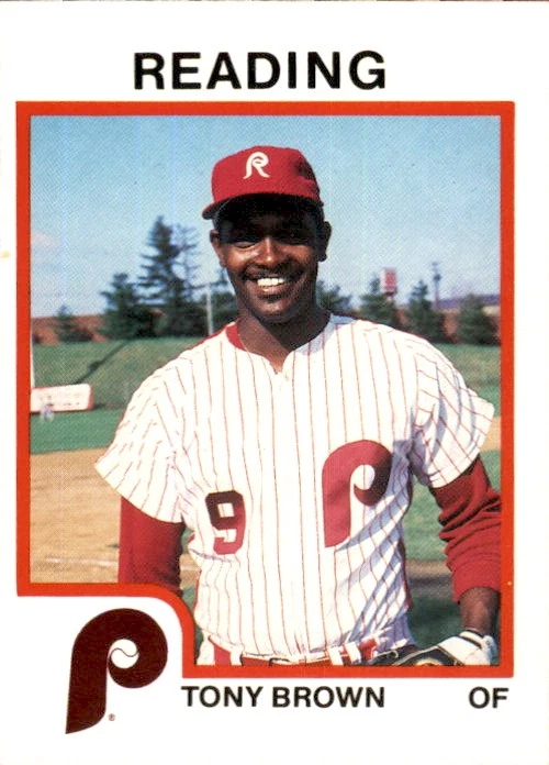 1987 Reading Phillies ProCards #789 Tony Brown Raeford North Carolina NC NM Card - Image 1 of 2
