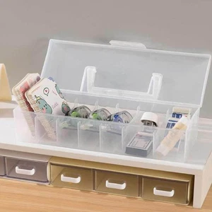 Dustproof Data Cable Storage Box Flip Cover Cable Container  Stationery - Afbeelding 1 van 12