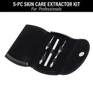 Professional 5-Piece Stainless Steel Blackhead Whitehead Extractor (AT25820x1) - Picture 1 of 3