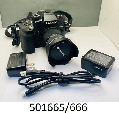 Panasonic Lumix GH6 Digital Camera Black w/ Olympus 40-150mm lens - Image 1 of 4