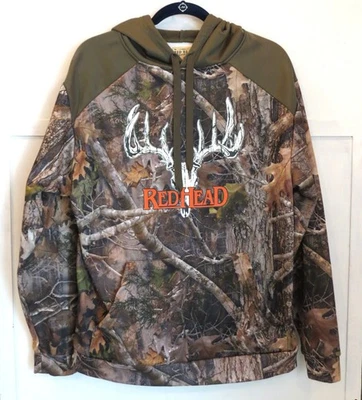 Red Head Realtree Camo Hoodie Men’s M Long Sleeve Hunting Pullover Sweatshirt - Image 1 of 4