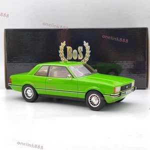 BOS 1/18 Ford Taunus TC2 Ghia 1976 Green BOS167 Resin Model Car Collection Used - Picture 1 of 12
