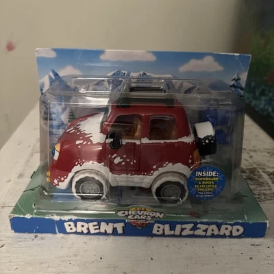Chevron Cars Brent Blizzard Collectible Toy Car With Snowboard 2006 NEW - Image 1 of 2