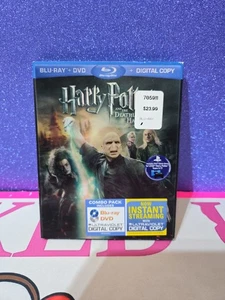 Harry Potter and the Deathly Hallows:Part II (Blu-ray/DVD,2011,3-Disc) w/ Slip - Bild 1 von 8