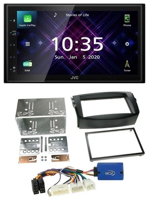 JVC DAB 2DIN MP3 Bluetooth USB Autoradio für Toyota RAV 4 2011-2013 28 Pin - Bild 1 von 4