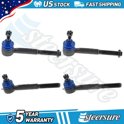 Extremo de varilla de dirección exterior delantera interior para Chevrolet C3500 1988-2000 Foto 1 de 4