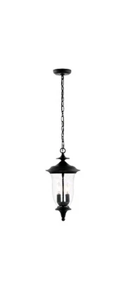 Pingente externo extensível Lighting Collection Dowell preto 2 luzes - Imagem 1 de 2
