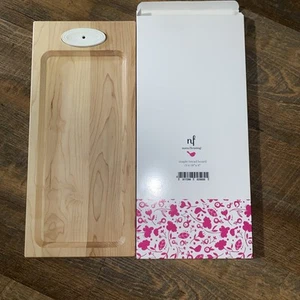 Nora Fleming Maple Bread Board 18”x8” Charcuterie  NEW - Picture 1 of 6