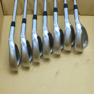 Ping i210 Iron Set 5-W,U 7pc Flex Regular Dynamic Gold R300 Steel - Picture 1 of 8