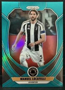 2025 Panini Prizm FIFA Club World Cup Juventus Manuel Locatelli Teal Prizm /99 - Picture 1 of 4