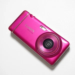 docomo FOMA LUMIX Phone P-05C Magenta Unisex Slide Phone SIM Compatible - Picture 1 of 18