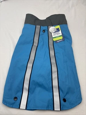 New Top Paw 3 In 1 Jacket Dog Coat Blue Reflective removable fleece size L NWT - Image 1 of 4