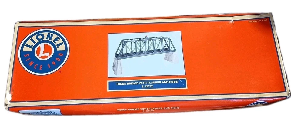 Lionel 6-12772 Truss Bridge (With Flashing Light O Scale Model Train Accessories)
